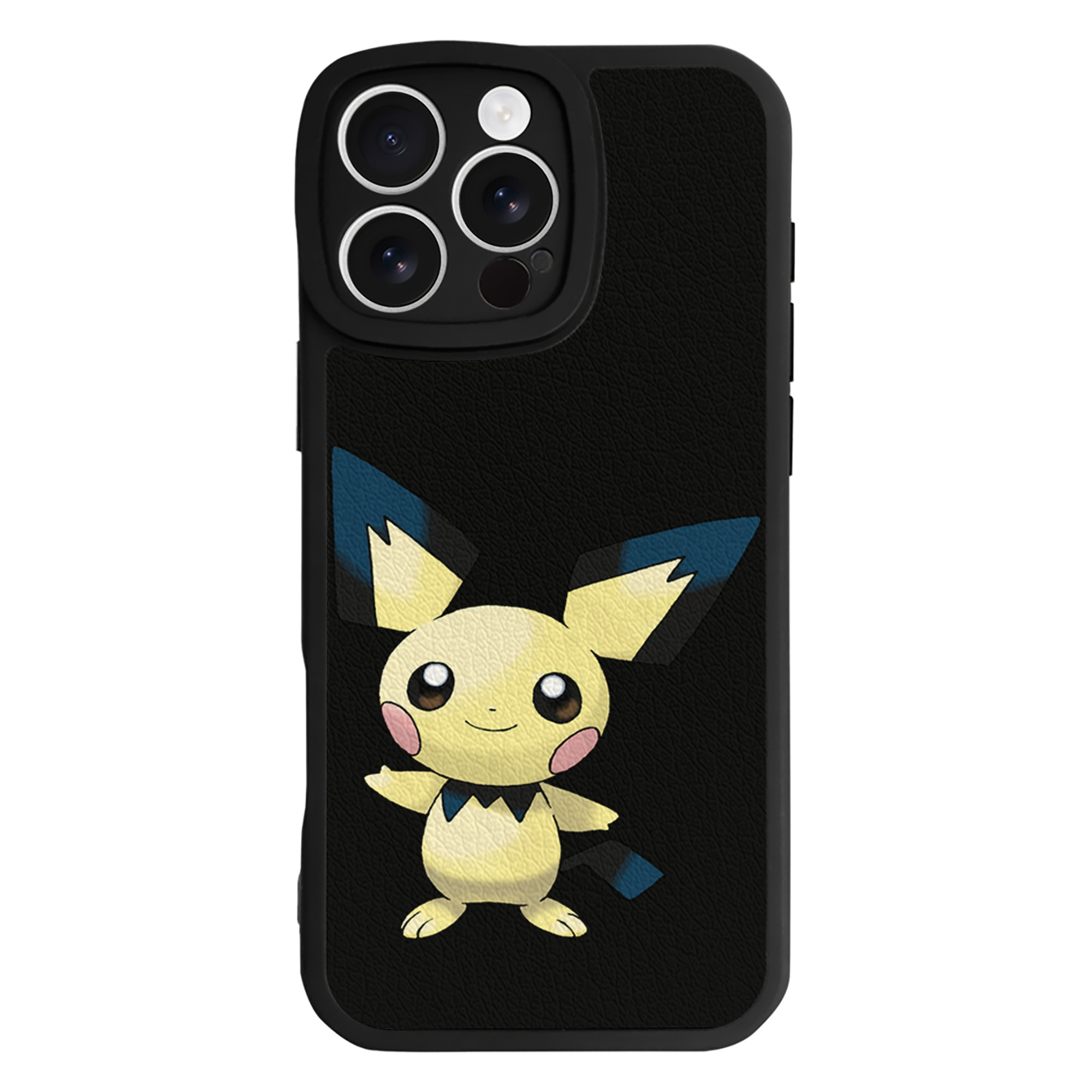 （画像用） ポケットモンスター Pokémon 【iPhone 16シリーズ対応】シリコンスマホケース（レザー調） 材質：シリコン